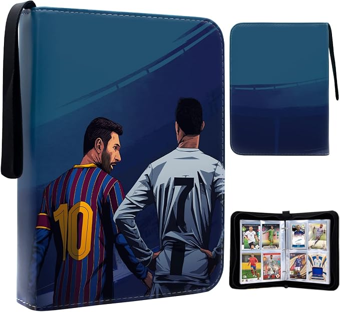 Detalle de Álbum de tarjetas de fútbol Blue Klein 400 tarjetas