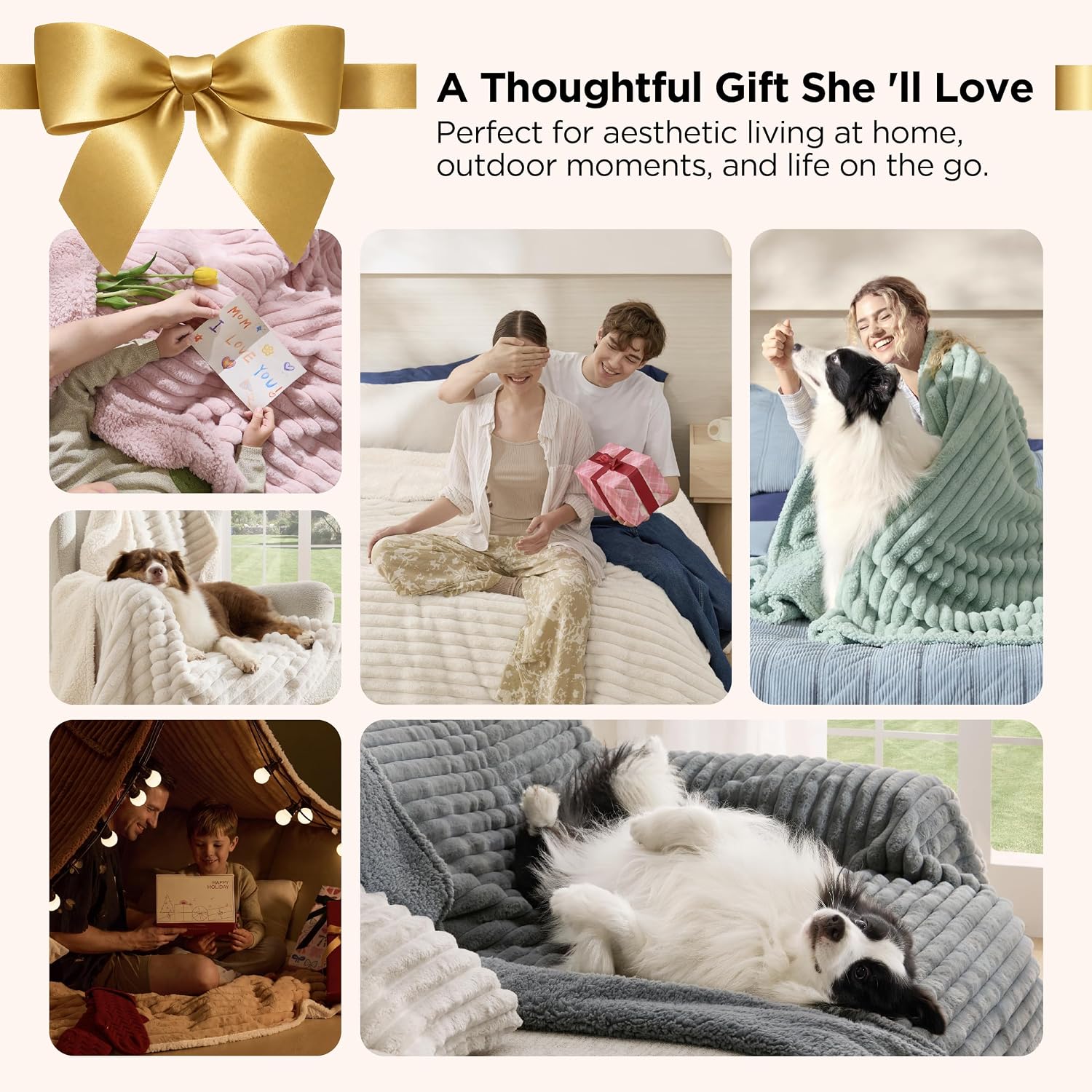 Thumbnail 6 de Bedsure Waterproof Dog Blanket, 50x60