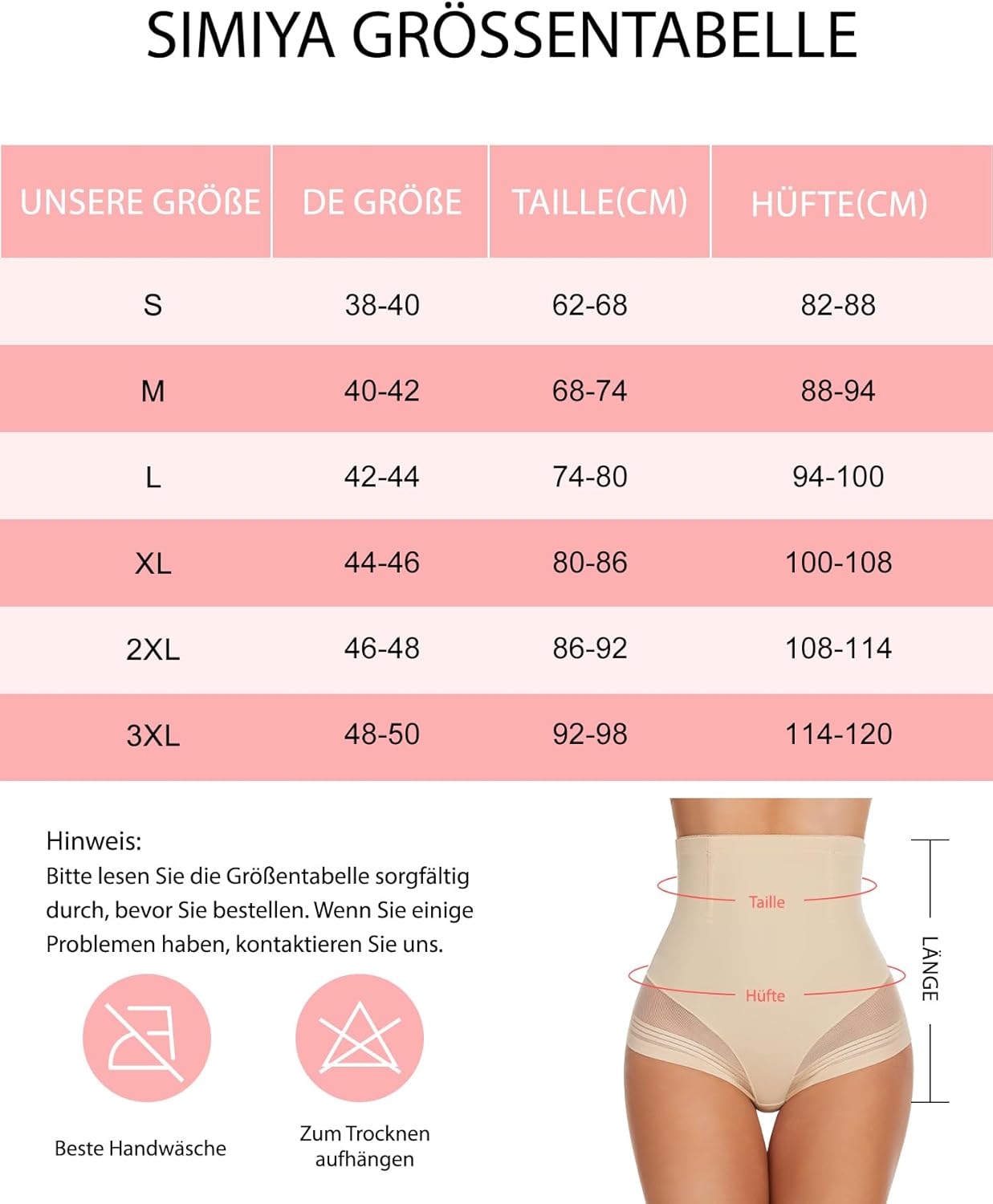 Thumbnail 5 de SIMIYA Bauchweg Unterhose Damen Shapewear – Hoher Taille, Bauchkontrolle