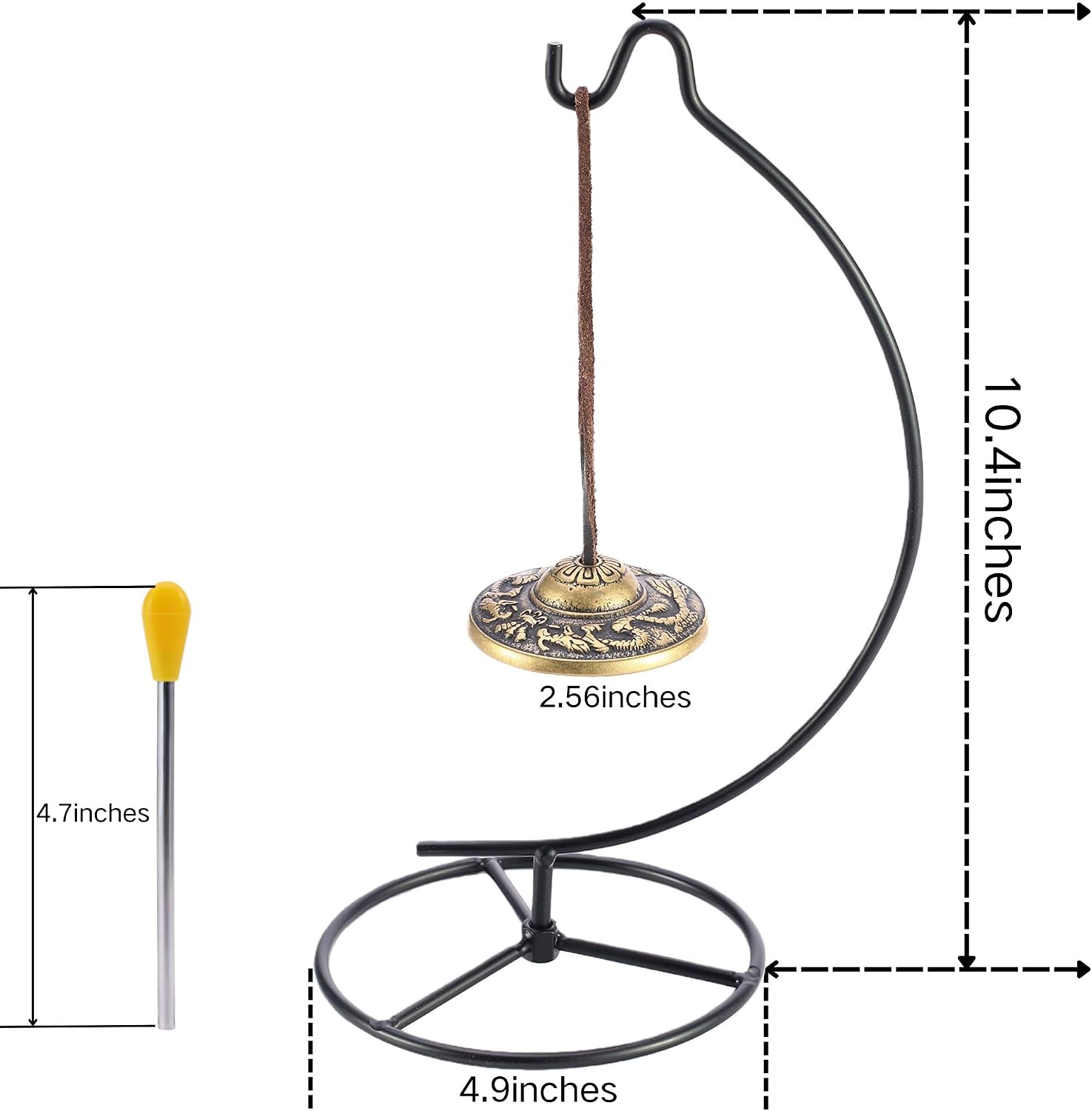 Thumbnail 2 de Tingsha Table Bell, 2.5-Inch