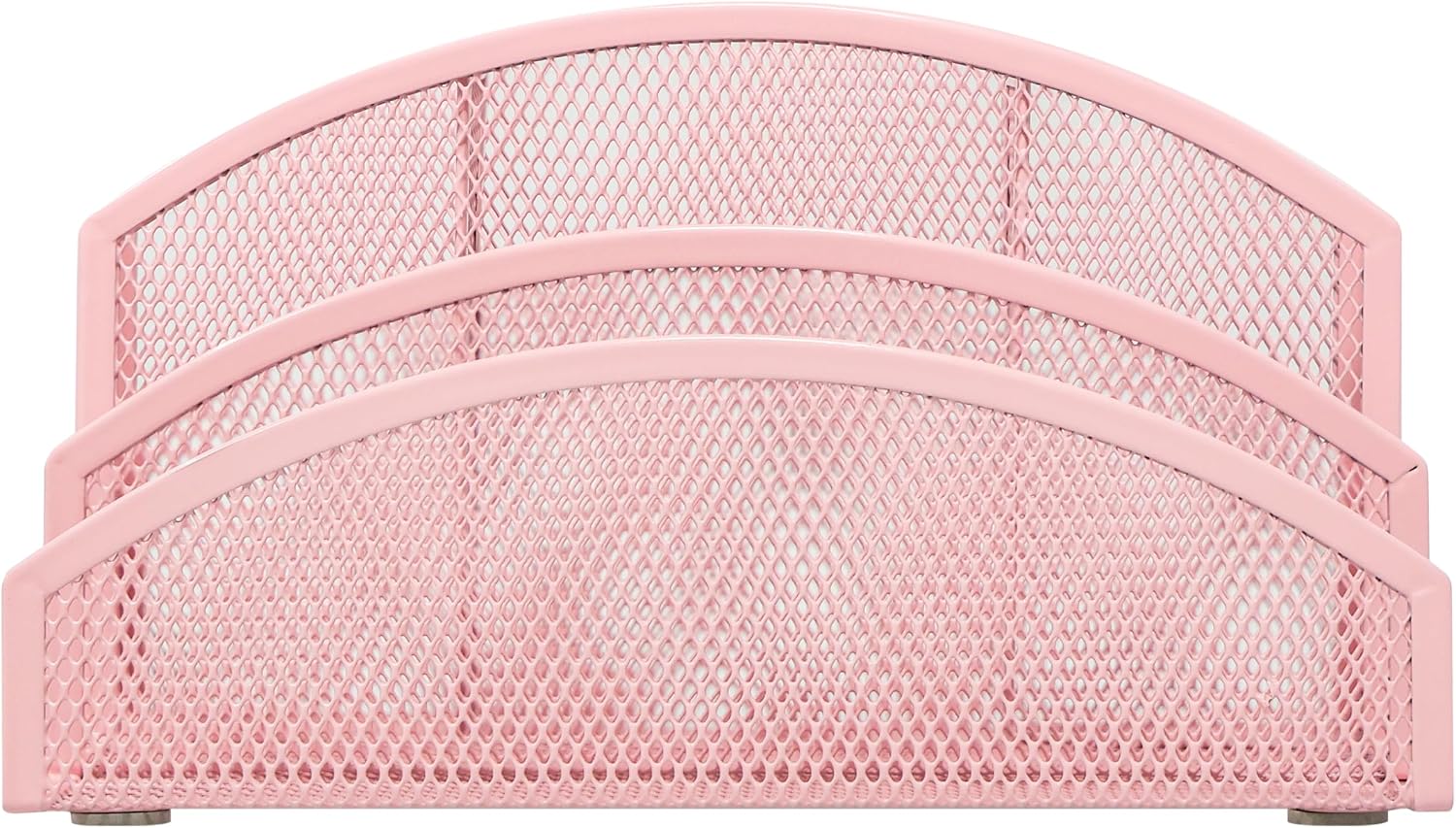 Thumbnail 2 de EXERZ Schreibtisch-Organizer aus Mesh – 3-stufiger Briefhalter mit 4 Fächern in Rosa
