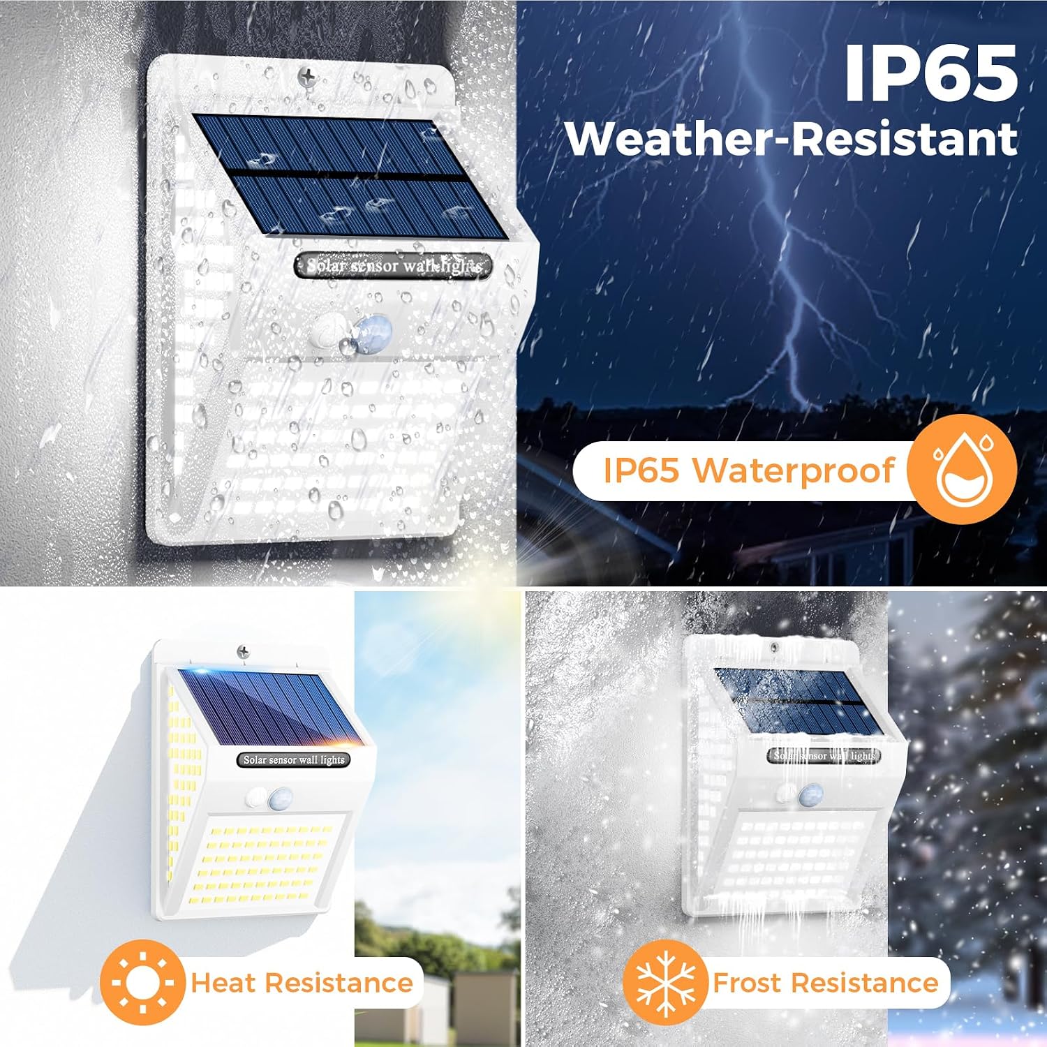 Detalle 2 de Litogo 140LED Solar Security Lights 4 Pack