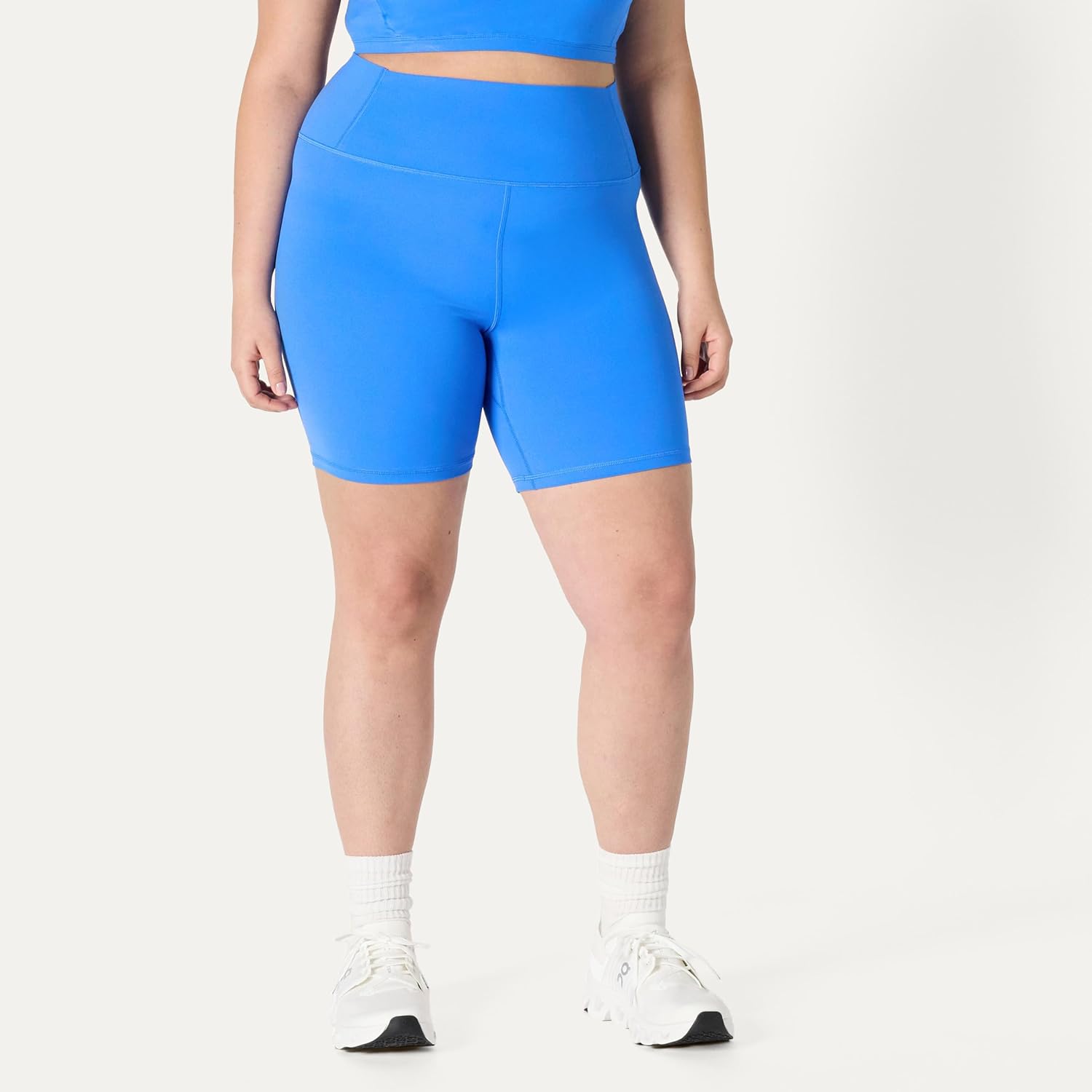 Detalle de Amazon Essentials Women's Active FormFlex Buttery Soft High Waist Yoga Biker Shorts