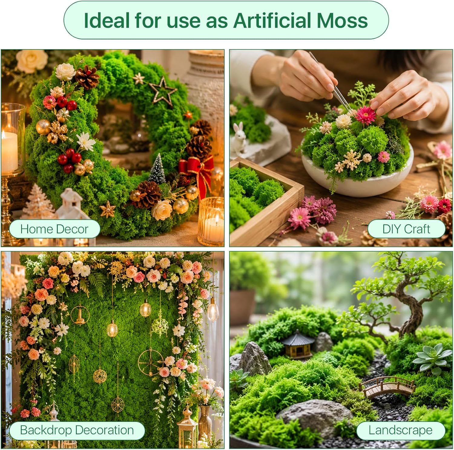 Thumbnail 6 de Artificial Moss, 300 g