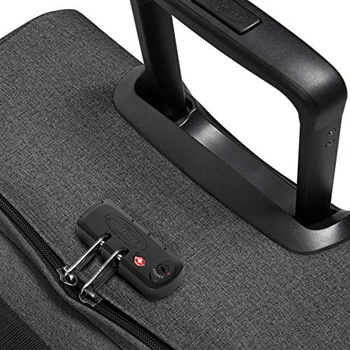 Detalle de Eastpak Tranverz L Koffer 121L – Großer Reisebegleiter mit 2-Fach-System und TSA-Schloss (Black Denim)