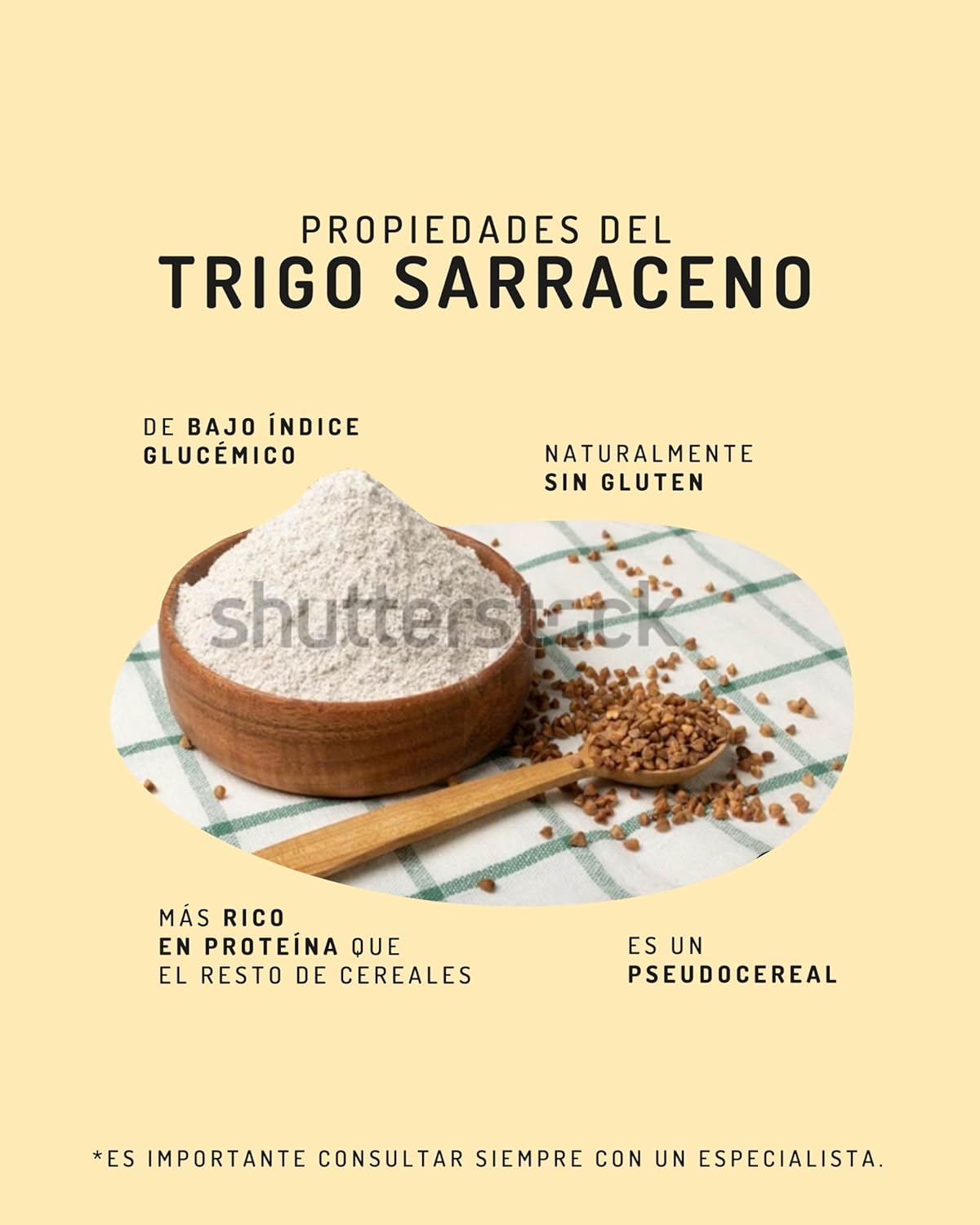 Thumbnail 3 de El Granero Integral Harina de Trigo Sarraceno BIO 🌾 1KG