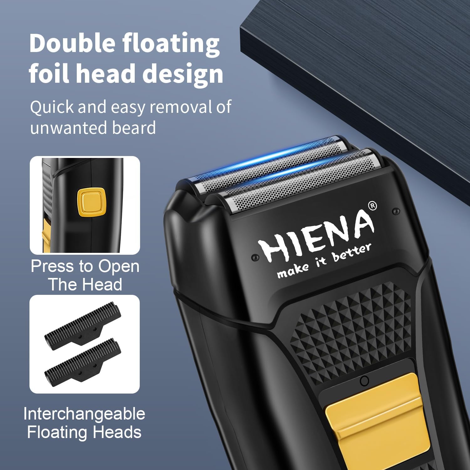 Detalle de HIENA cordless hair cutting set