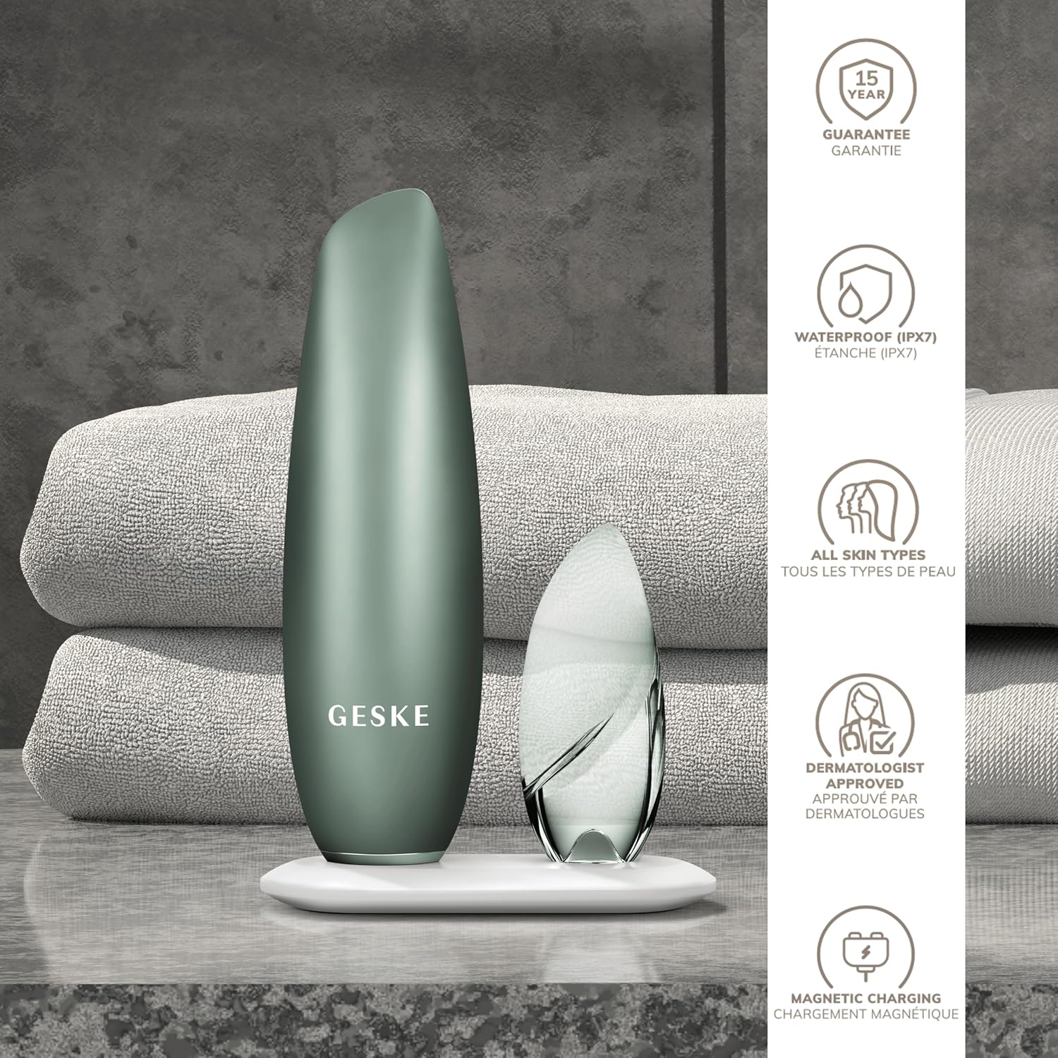 Detalle de GESKE Maschera peeling magnetica 5 in 1 SmartAppGuided