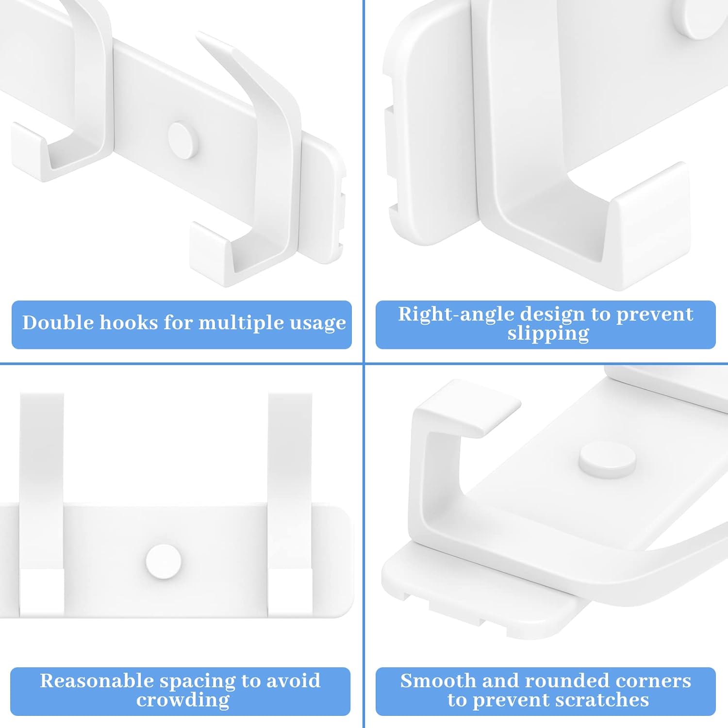 Detalle de TENXSNUG Appendiabiti da Parete con 5 Ganci – design moderno, antiruggine