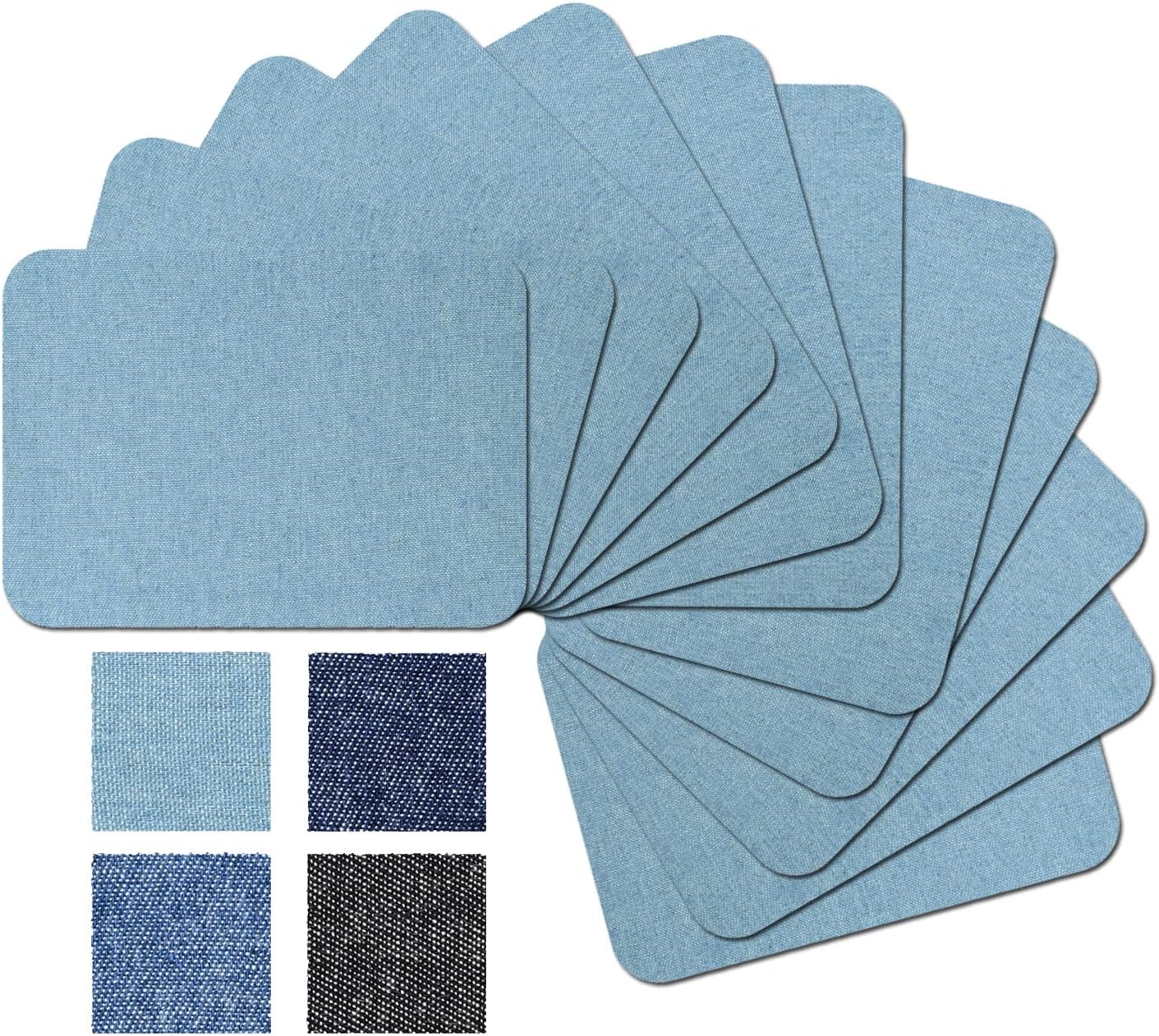 Detalle de Guokuai Iron-On Fabric Patches, 3 x 4.25 in.