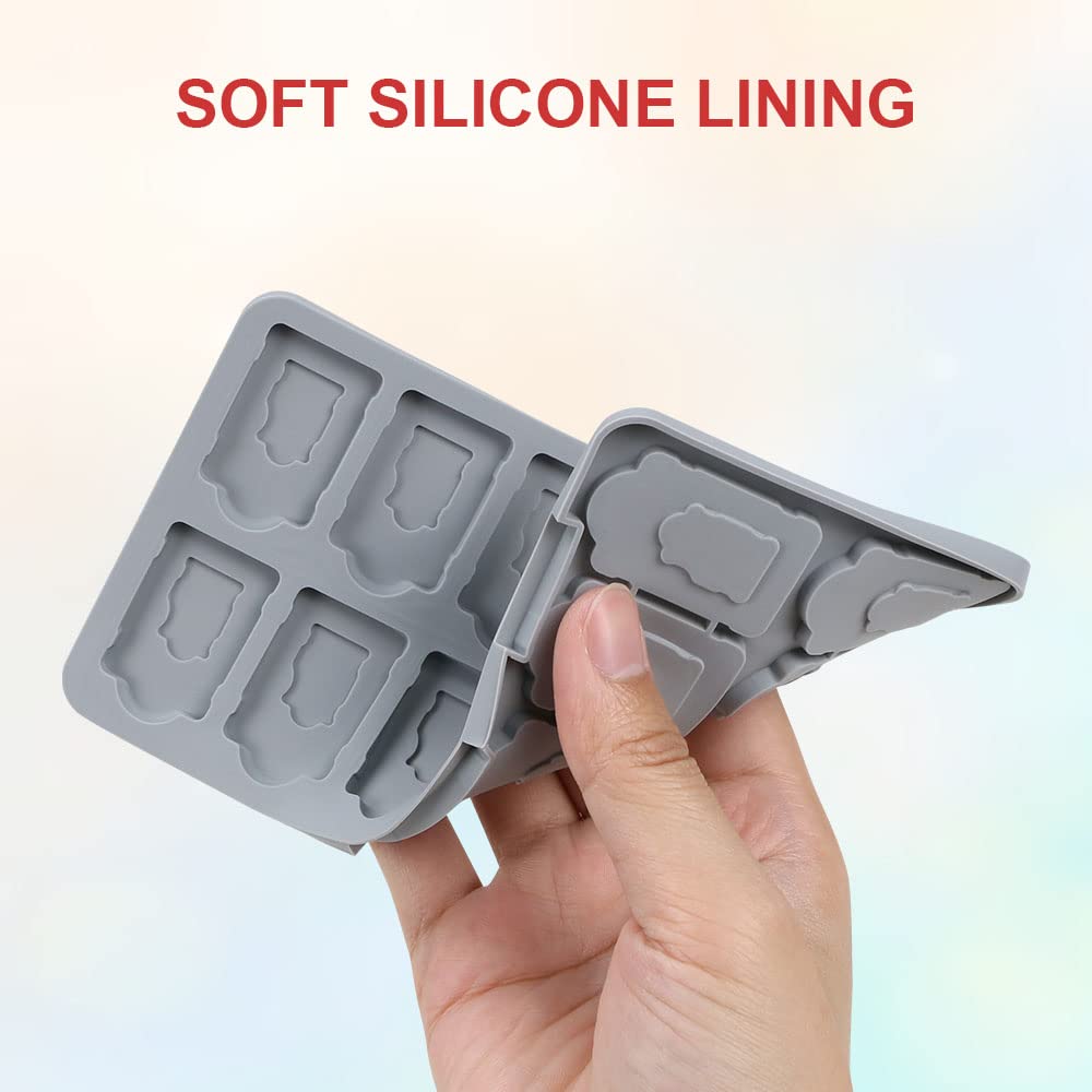 Thumbnail 4 de Vicloon Aufbewahrungsbox für Switch Spielkarten (bis 24 Game Cards) + Kartenetui für microSD/SD/TF – Schwarz