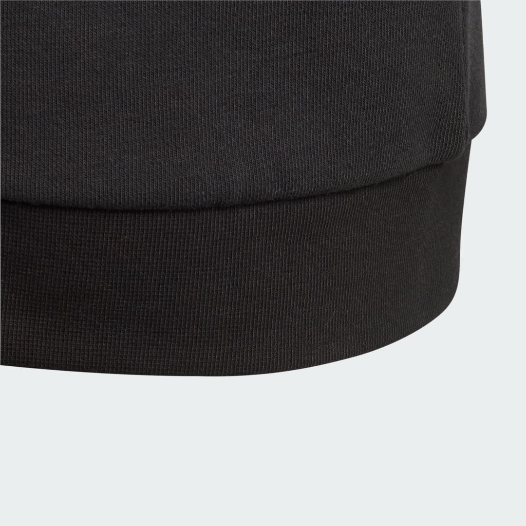Detalle 2 de Sudadera de cuello redondo adidas Trefoil en negro