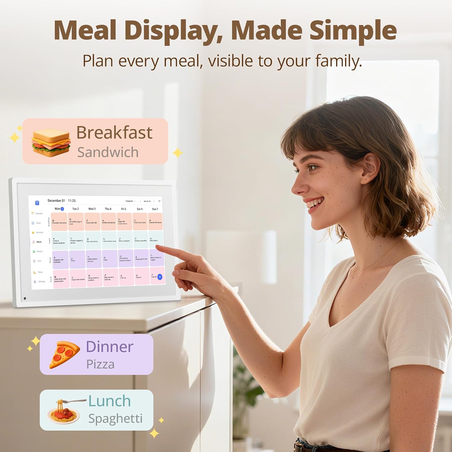 Thumbnail 5 de Dragon Touch Calendar 10.1" digital calendar 1080P