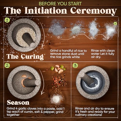 Thumbnail 5 de ChefSofi 6-inch Mortar and Pestle Set ⚙