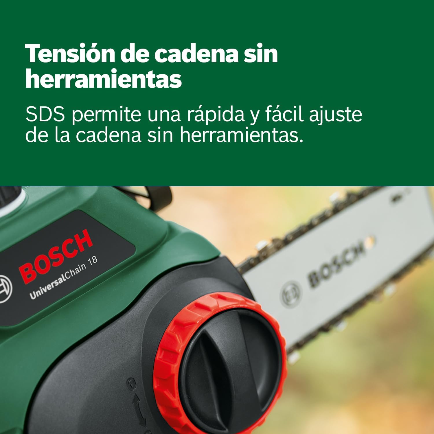 Thumbnail 4 de Bosch UniversalChain 18 Sierra de Cadena con Batería 🔋