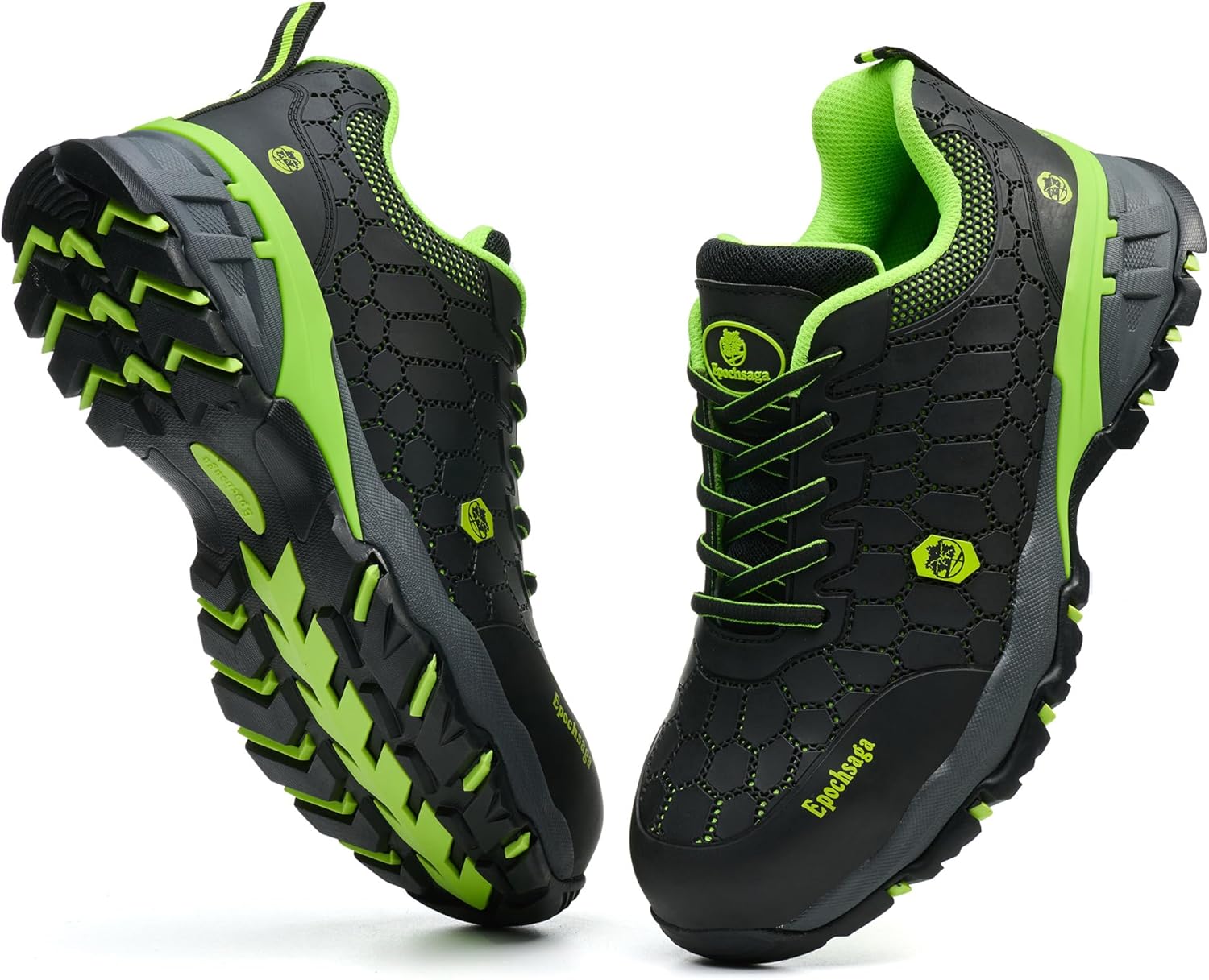 Thumbnail 5 de Epochsaga Scarpe antinfortunistiche da uomo con puntale in acciaio e suola antiscivolo per edilizia e industria