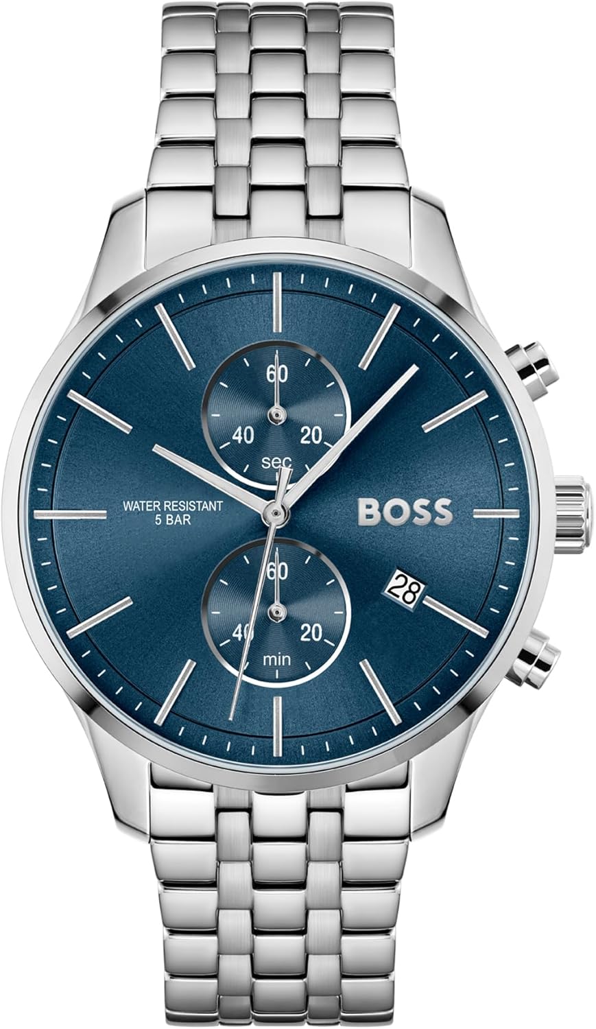 Thumbnail 6 de BOSS Orologio Cronografo al Quarzo da Uomo 42 mm – Collezione ASSOCIATE con Bracciale in Acciaio Inossidabile IP Nero