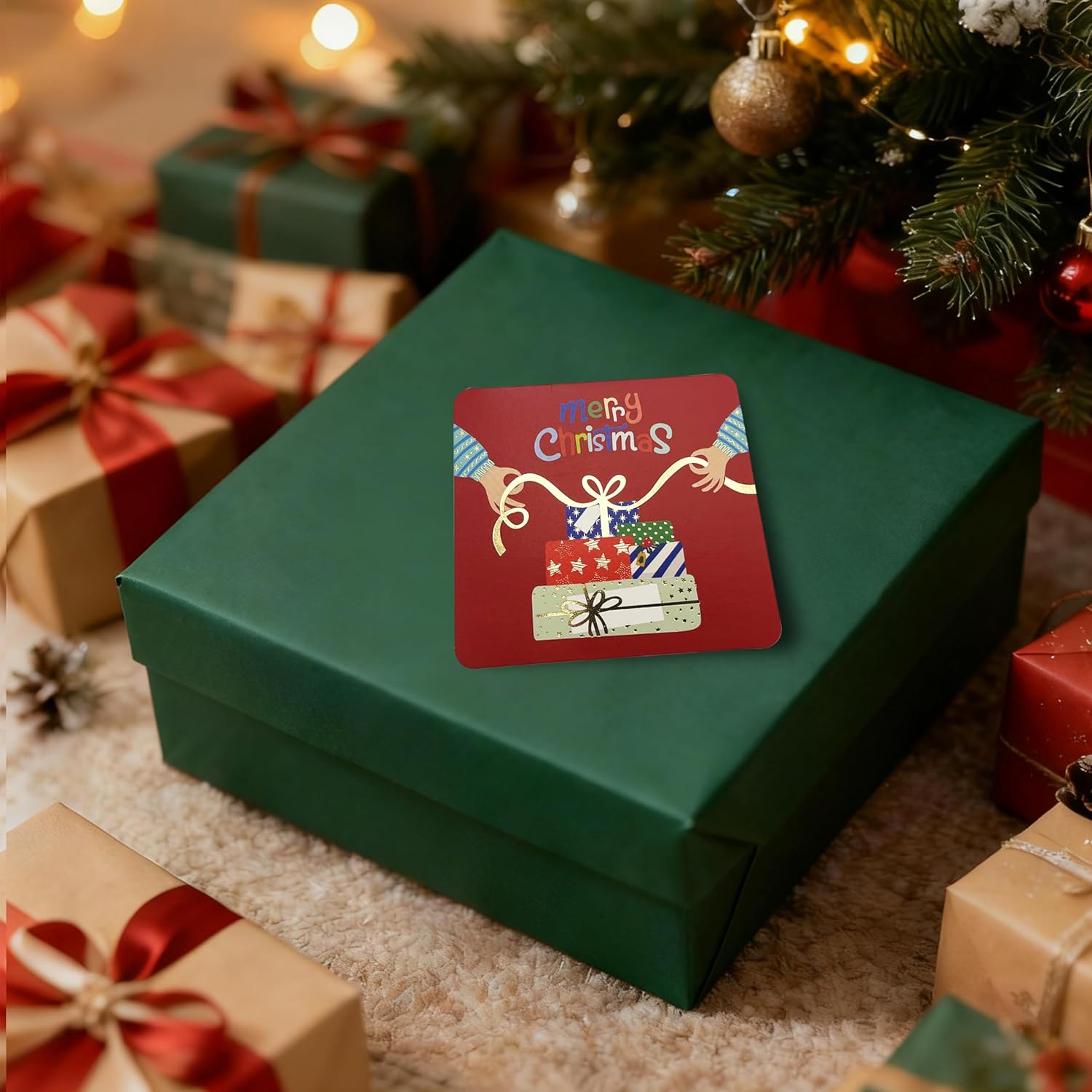 Thumbnail 3 de Xcdhemde Set di 6 Biglietti Natale 3D Pop-up con Buste e Adesivi