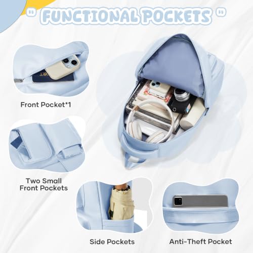 Thumbnail 2 de WEPLAN School Backpack: Lightweight, Waterproof 14-Inch Laptop Rucksack for Everyday Study and Travel