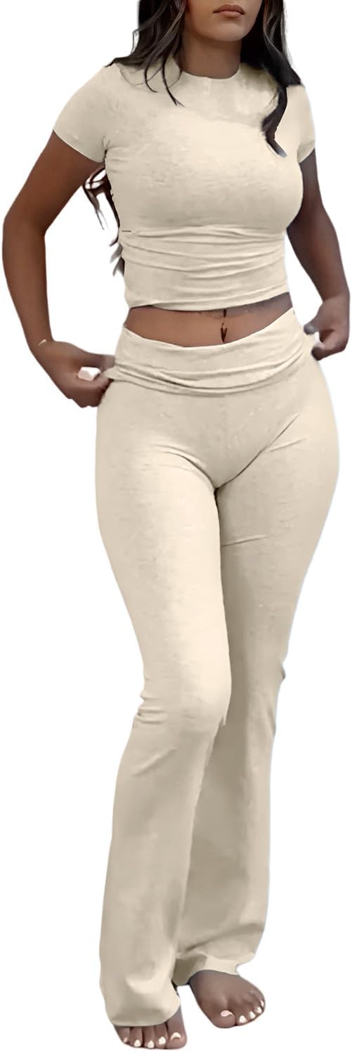 Thumbnail 6 de YETOWA Women's 2-Piece Lounge Set slim yoga leggings