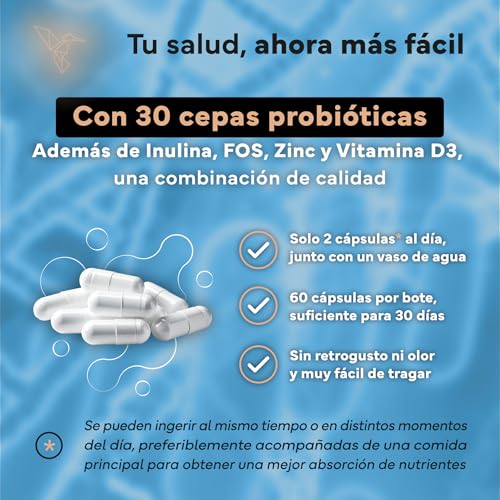 Thumbnail 4 de Probióticos y Prebióticos Premium 🌿 30 Cepas, 200 Mil M.