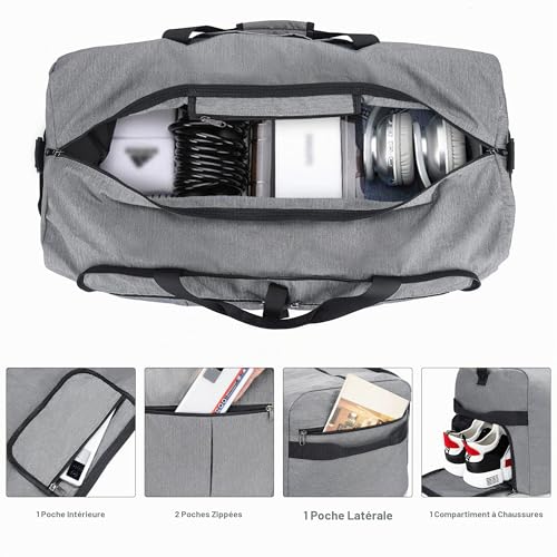 Thumbnail 3 de Urtala Sac de Voyage Pliable 120L – Grand sac de randonnée et voyage, léger et pratique