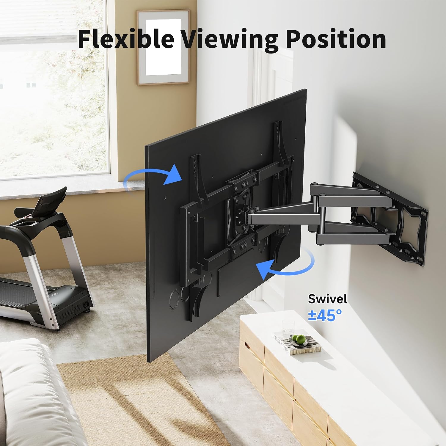 Thumbnail 4 de XINLEI Full Motion TV Wall Mount MA02A for 37–86" TVs up to 60kg