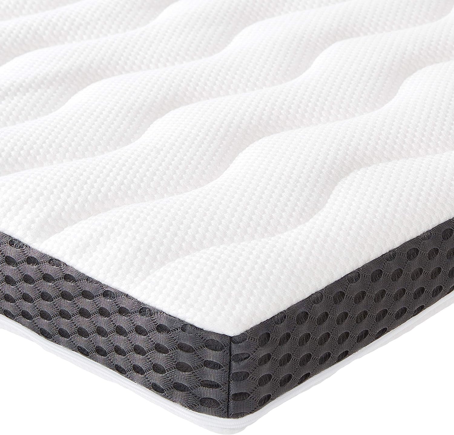Detalle de Amazon Basics Comfort Memory Foam Topper – Single (90 x 190 x 7 cm)