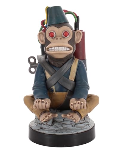 Detalle de Cableguys Call of Duty Monkey Bomb soporte para mando y móvil (figura con sujeción)
