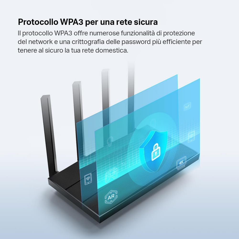 Thumbnail 4 de TP-Link Archer AX18 AX1500: router Wi‑Fi 6 dual‑band con 4 antenne e gestione familia