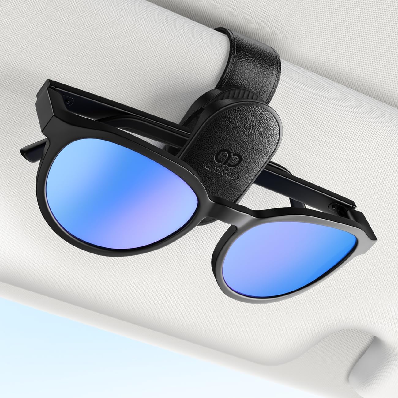 Detalle de Lamicall Car Sunglasses Holder, Leather