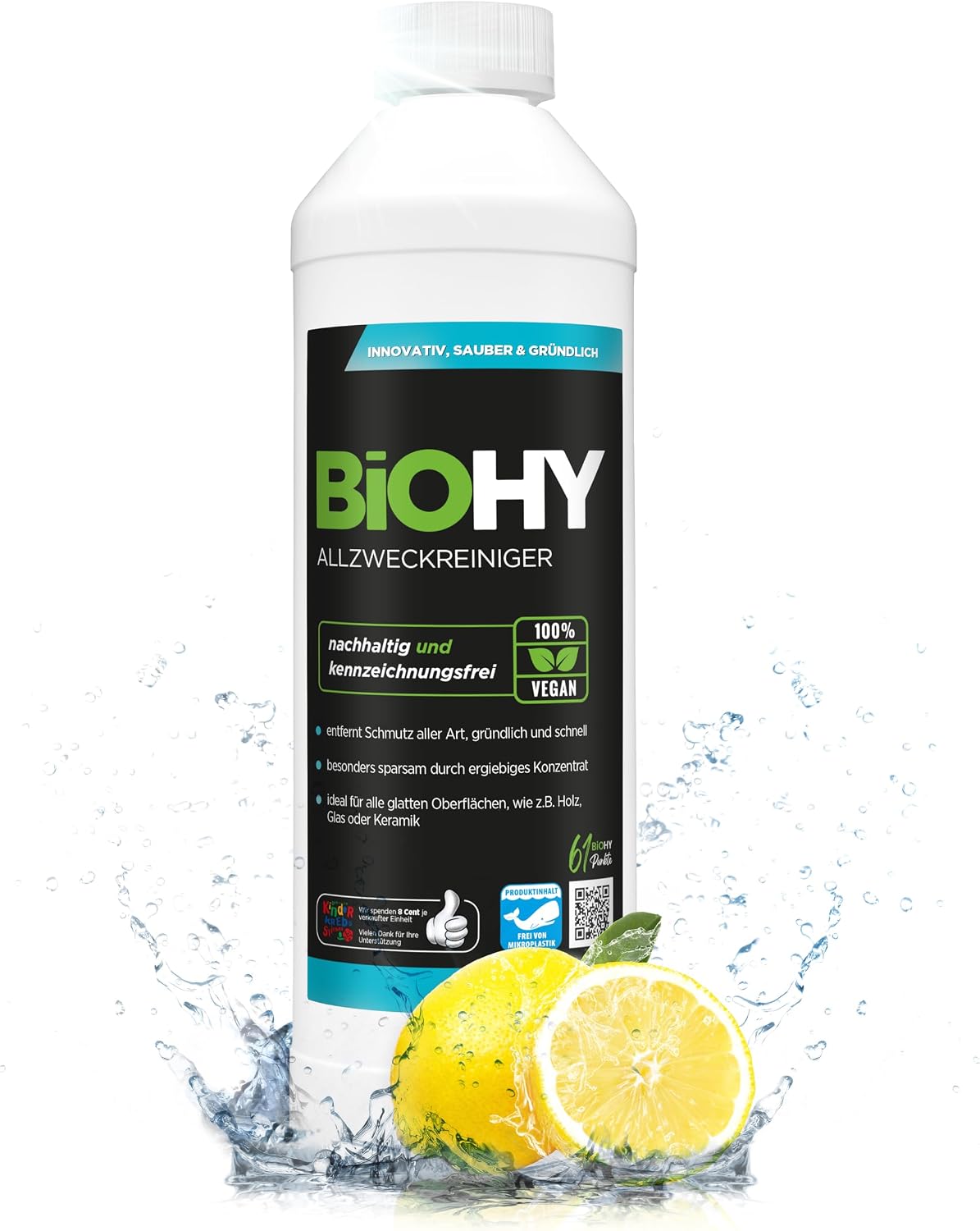 Detalle de BIOHY uniwersalny środek czyszczący 500 ml – koncentrat szybkoschnący