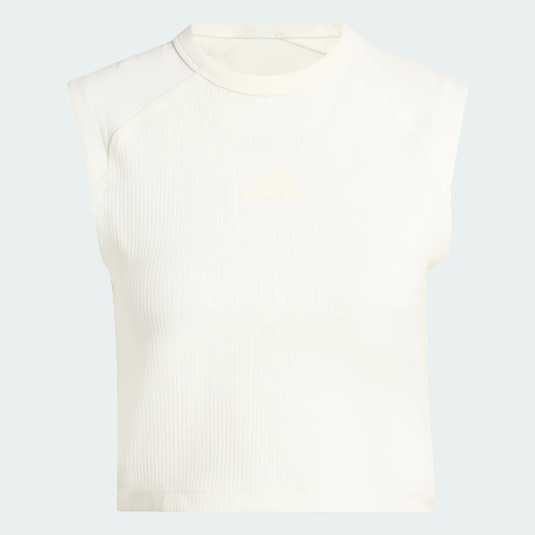 Detalle 2 de Camiseta de tirantes ALL SZN RIB de Adidas
