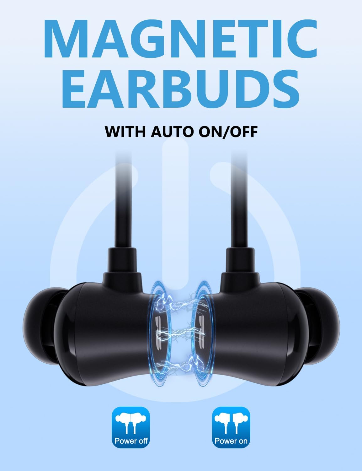 Thumbnail 3 de Rythflo Active Noise Cancelling Wireless In-Ear Neckband Headphones (WH04) with 3 AI Mics, 60H Playtime, BT 5.3, Dual 13mm Drivers