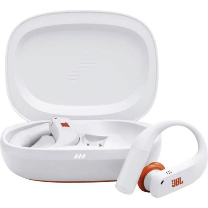 Detalle de JBL Endurance Peak 4: auriculares inalámbricos deportivos con ANC e IP68 (blancos)