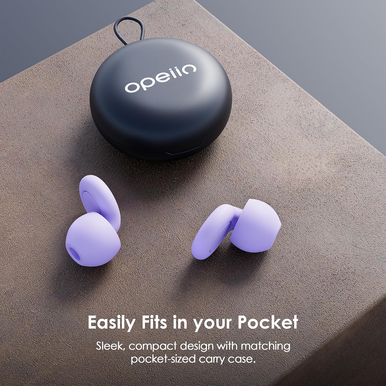 Detalle de OPEIIN Ear Plugs for Sleep – Flexible Silicone, Reusable and Customisable (Pack of 2)
