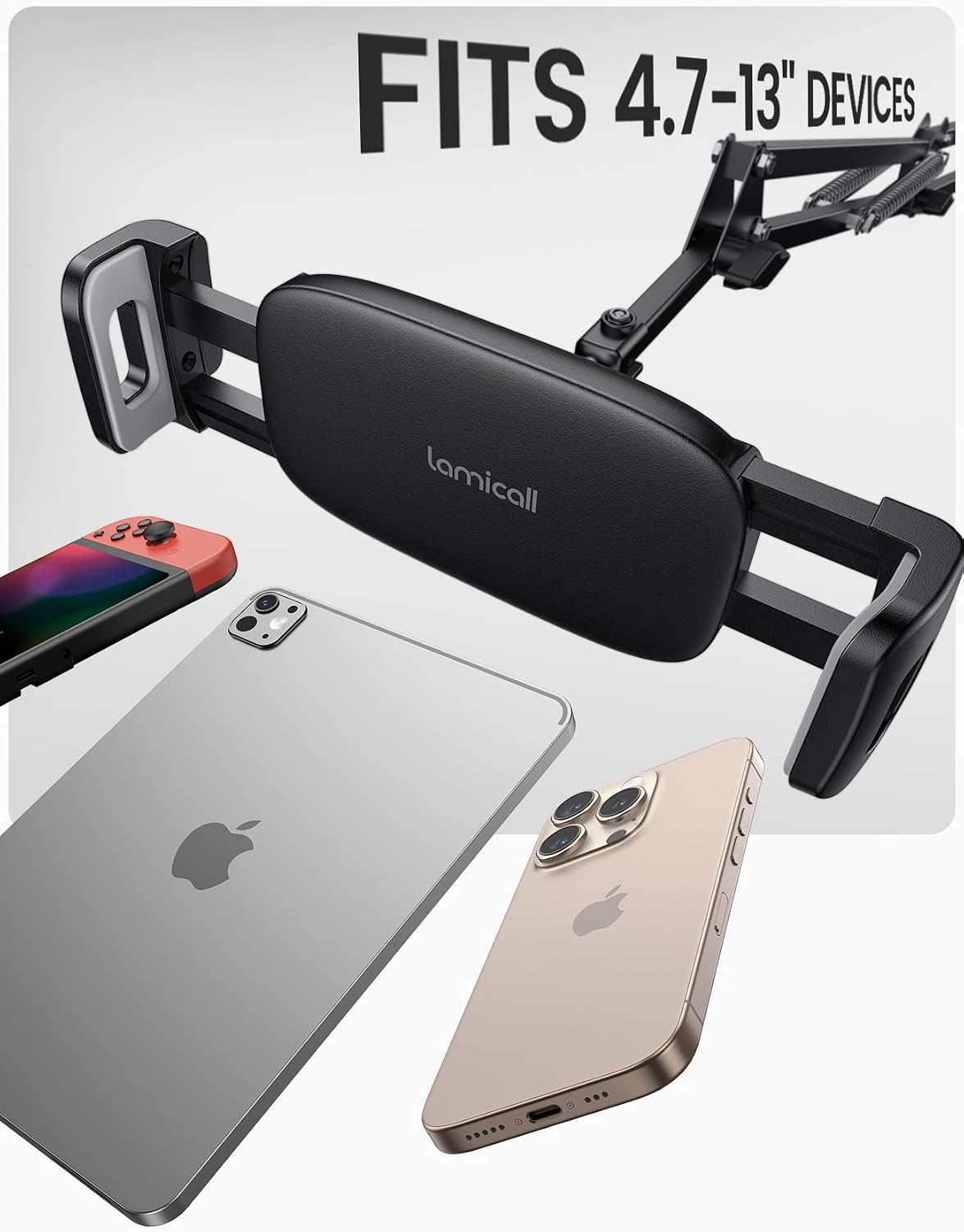 Thumbnail 5 de Lamicall STFT05-EU-B Metal Tablet Floor Stand, Height & Angle Adjustable