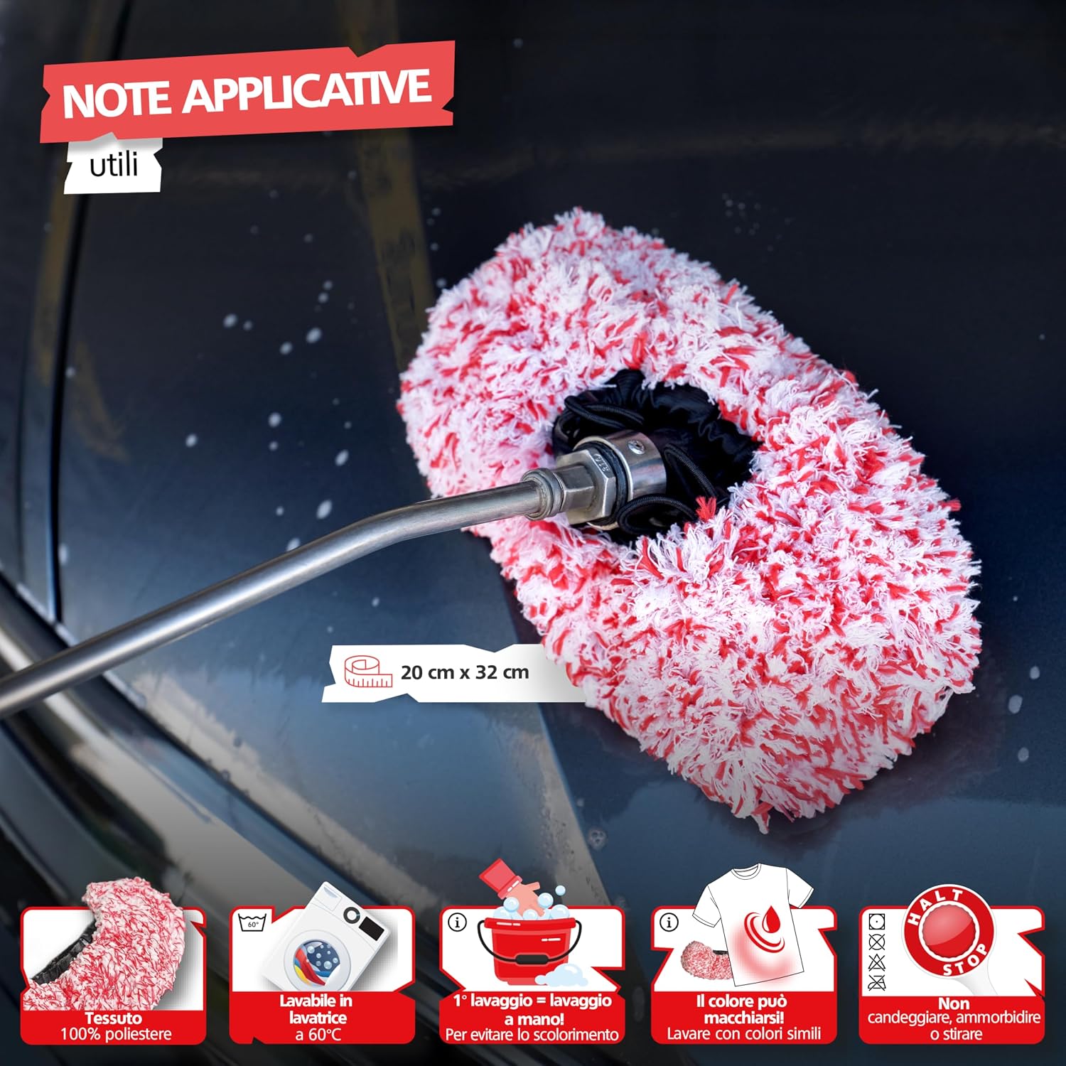 Thumbnail 6 de SPRINGER ZX1700: Copertura per Spazzole in Microfibra universale, assorbente e delicata sulla vernice