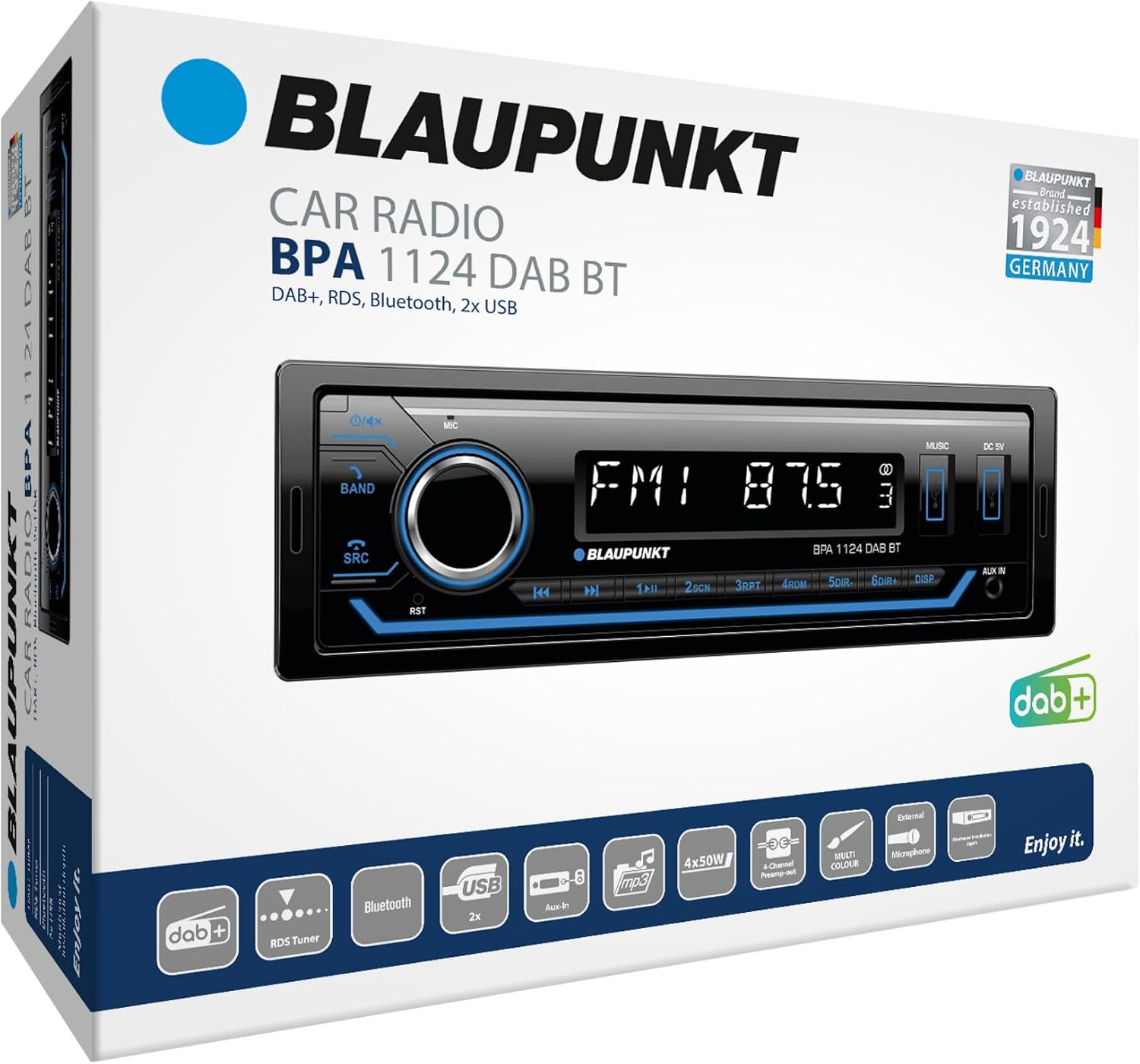 Thumbnail 5 de Blaupunkt BPA 1124 DAB BT 200W Autoradio 📻