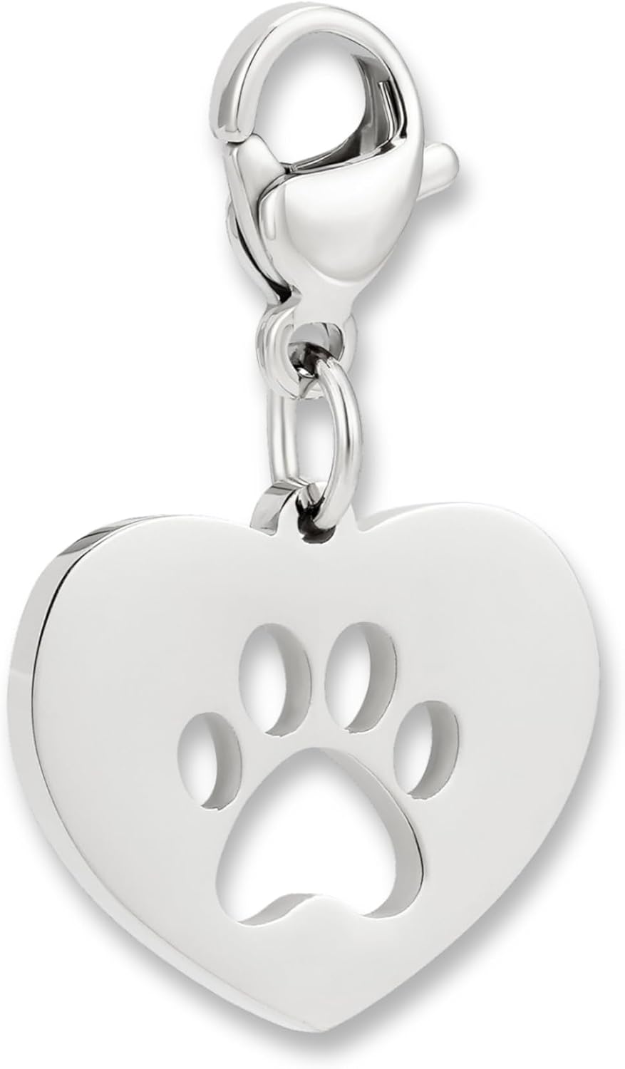 Detalle de Pendentif charm acier 316L avec fermoir mousqueton