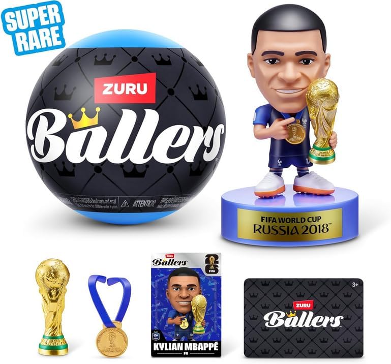 Detalle 2 de ZURU Ballers FIFAワールドカップ2026 ミステリーボーラー 3パック フィギュア