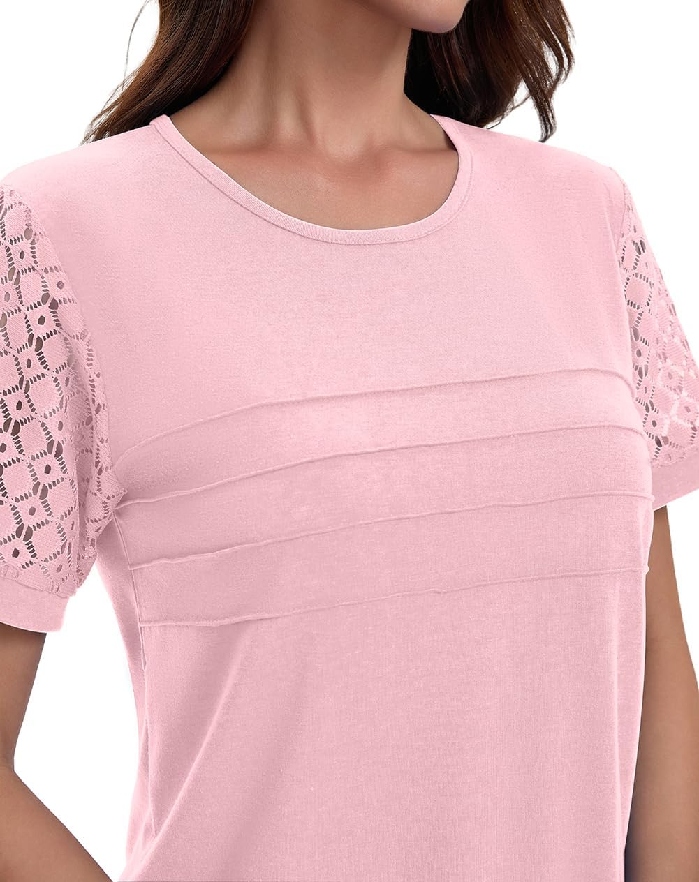 Thumbnail 3 de Suncife: Maglietta da donna a maniche corte in pizzo elegante, stile casual
