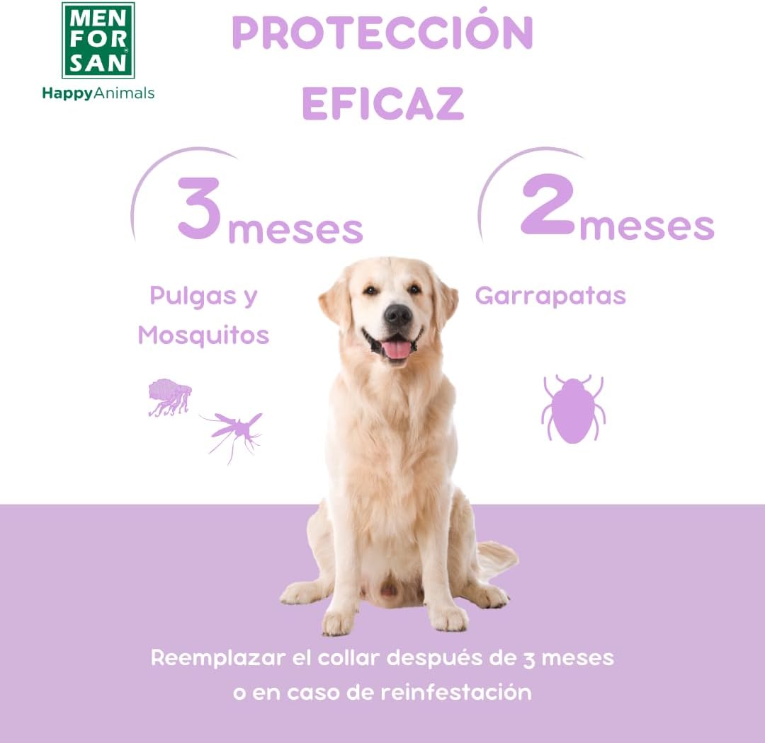 Thumbnail 4 de MENFORSAN Pack 4 collares anti-insectos para perros