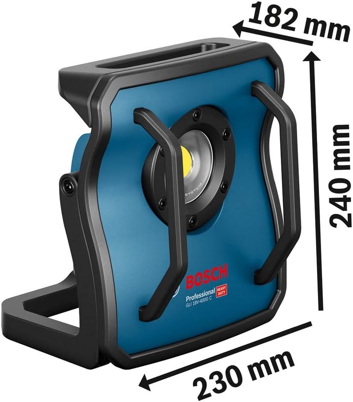 Detalle 2 de Bosch GLI 18V-4000 C – projecteur de chantier sans fil 4000 lumens