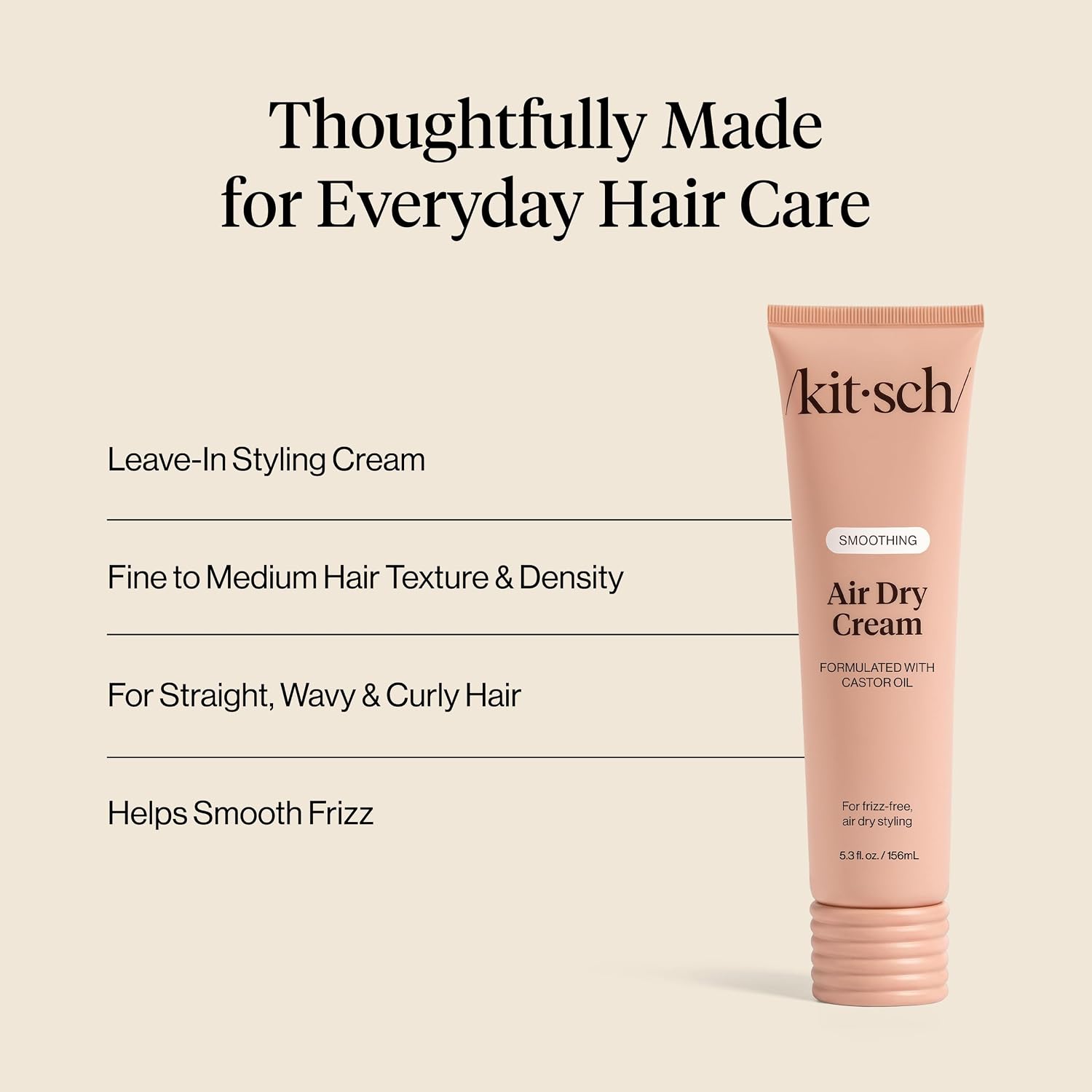 Thumbnail 3 de Kitsch Smoothing Air Dry Cream 5 oz — frizz control 💇♀