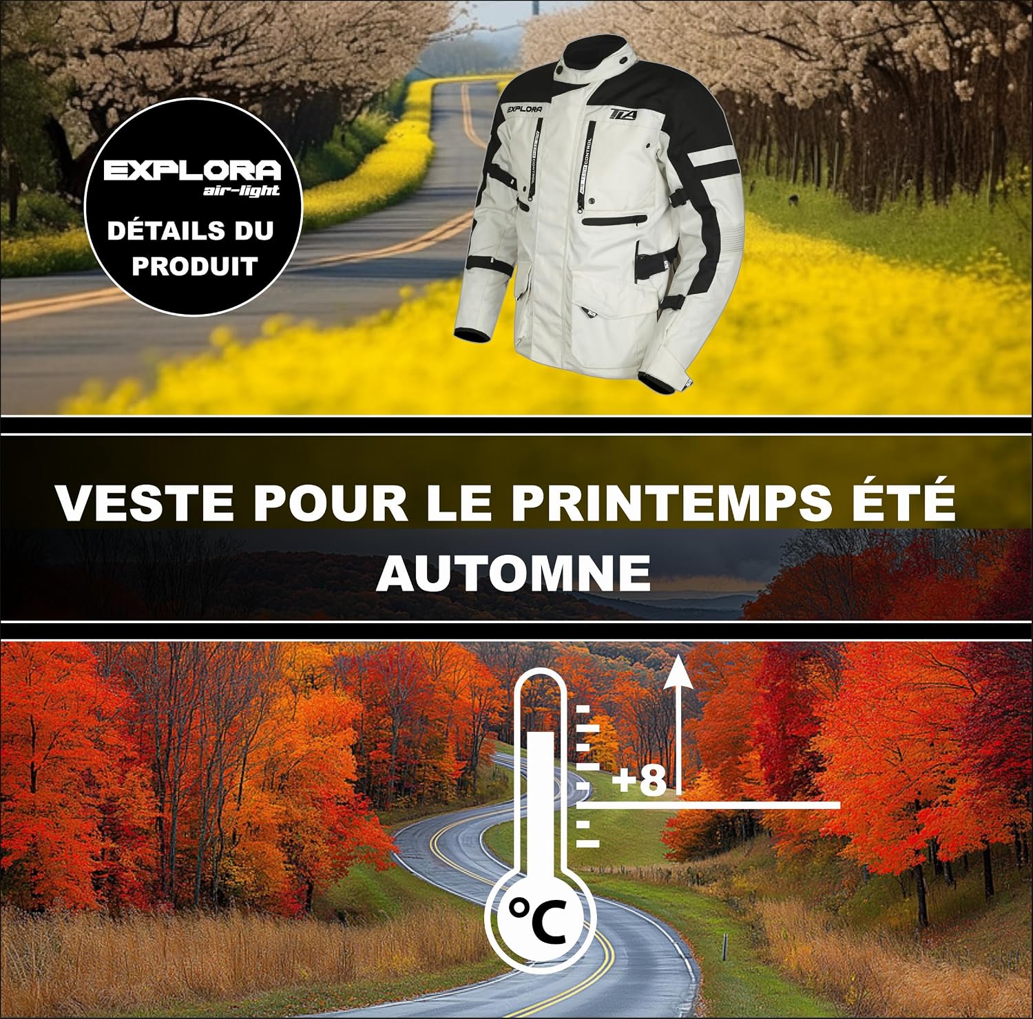 Thumbnail 6 de TLA Racing EXPLORA LIGHT – kurtka motocyklowa z ochraniaczami CE klasy A