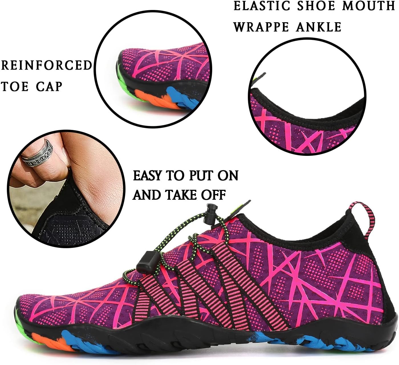 Thumbnail 4 de SAGUARO Chaussures Aquatiques Homme/Femme – Chaussures de plage à séchage rapide et drainage efficace