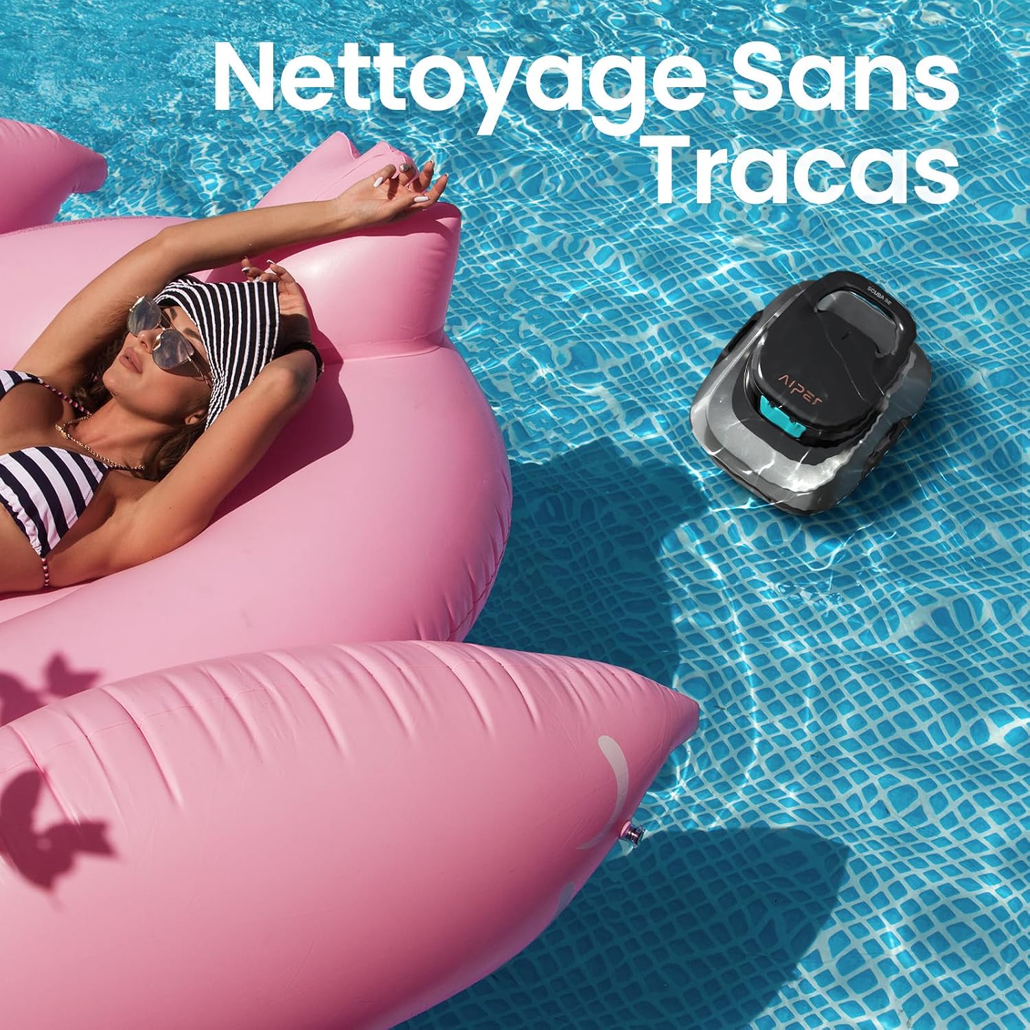 Thumbnail 6 de AIPER Scuba SE Robot Piscine — Nettoyeur sans Fil compact pour piscines hors-sol jusqu’à 80 m²