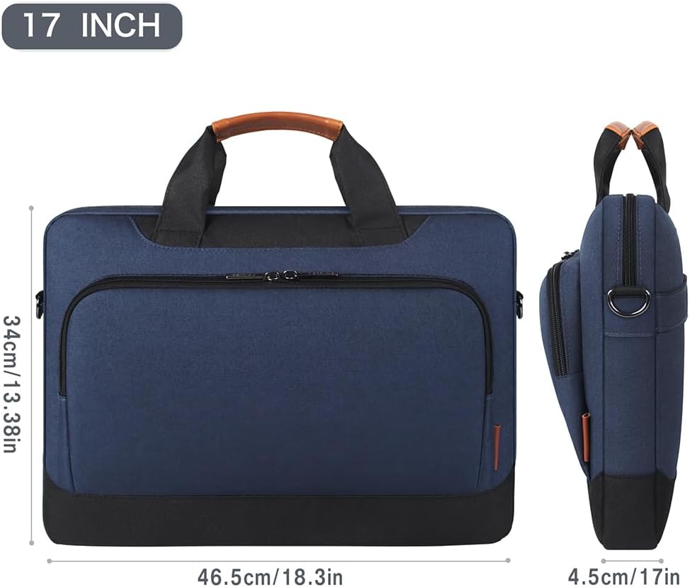 Thumbnail 5 de DOMISO Laptoptasche 17–17,3 Zoll (Schutzhülle & Umhängetasche), blau