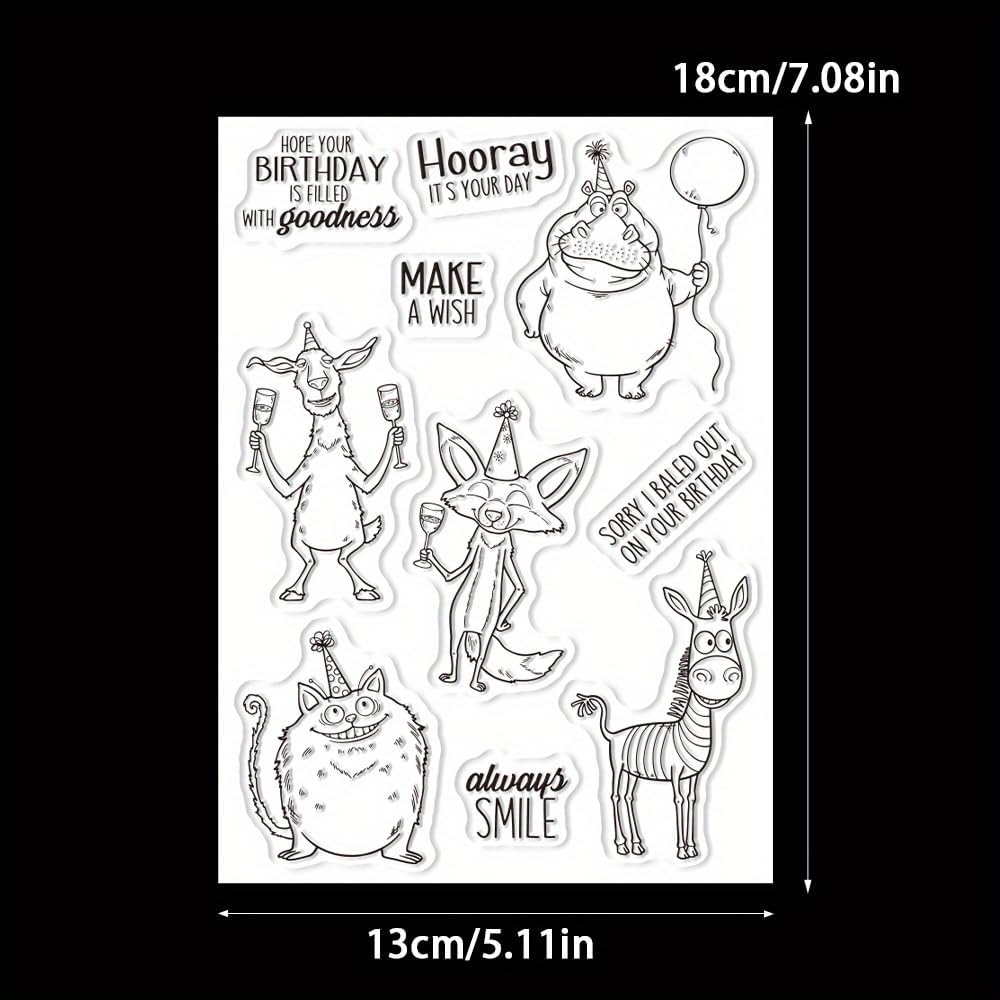 Detalle de LZBRDY Clear Stamp and Metal Die Set